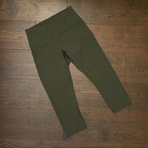 Lululemon high waisted olive green leggings